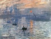 Claude Monet Impression,Sunire (Impression,soleil levant) (md21) oil painting on canvas